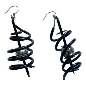 Spiral & Orb Earrings